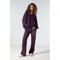 Tramontana Jumper Lace Aubergine Noir
